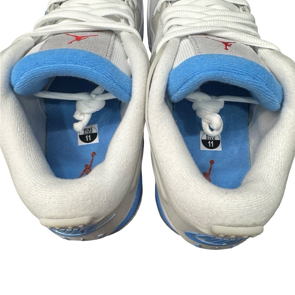 Air Jordan 4 RM White Gray Blue Mens 11 Brand New DS Streetwear Heat - Picture 6 of 12